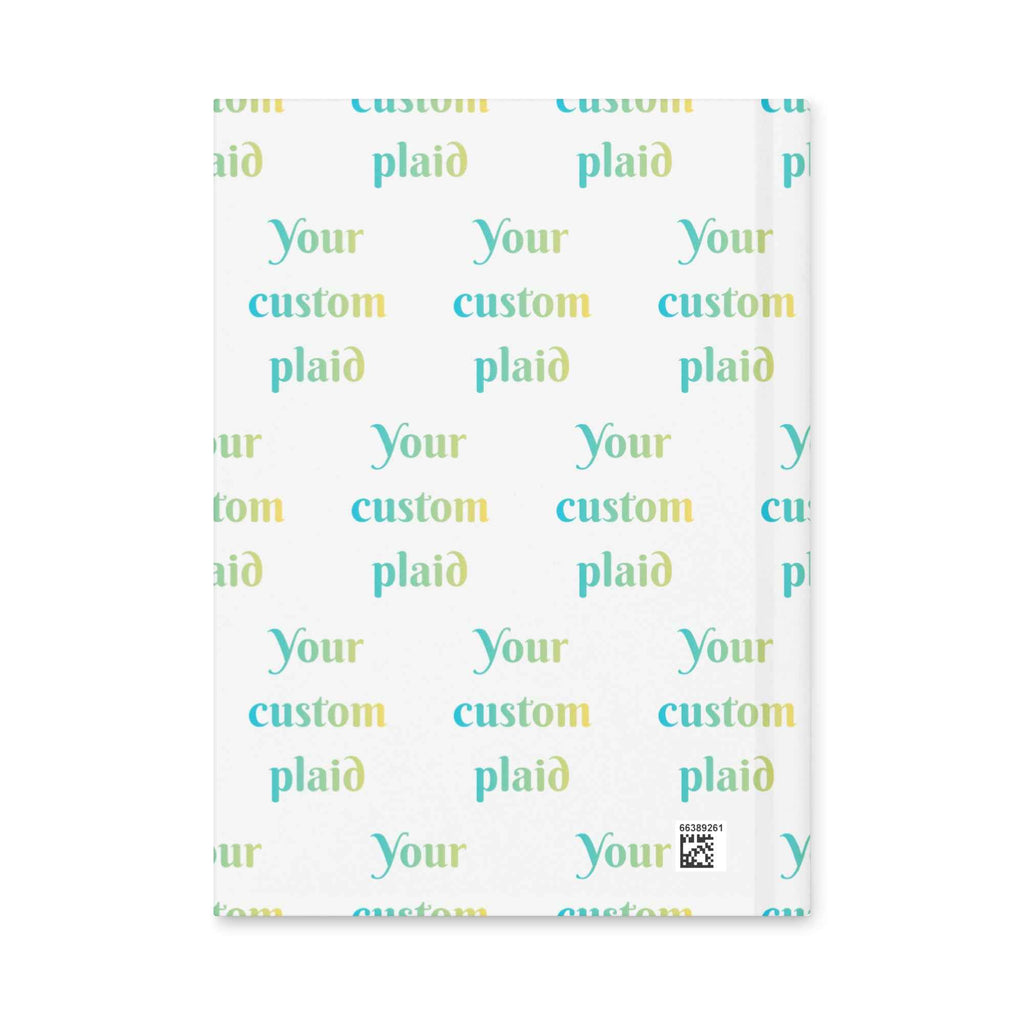 Hardcover Journal Matte Your Own Birthday Plaid - Scottish Squares