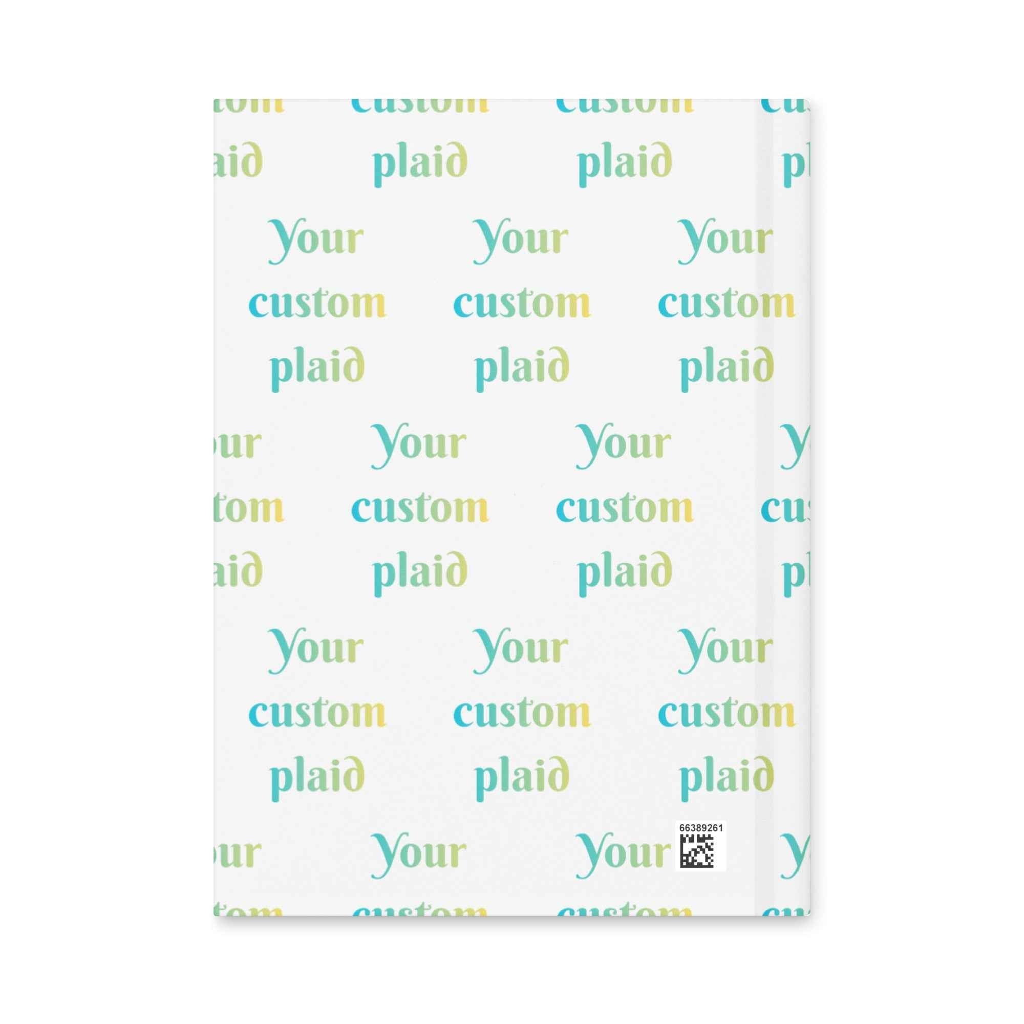 Hardcover Journal Matte Your Own Birthday Plaid - Scottish Squares