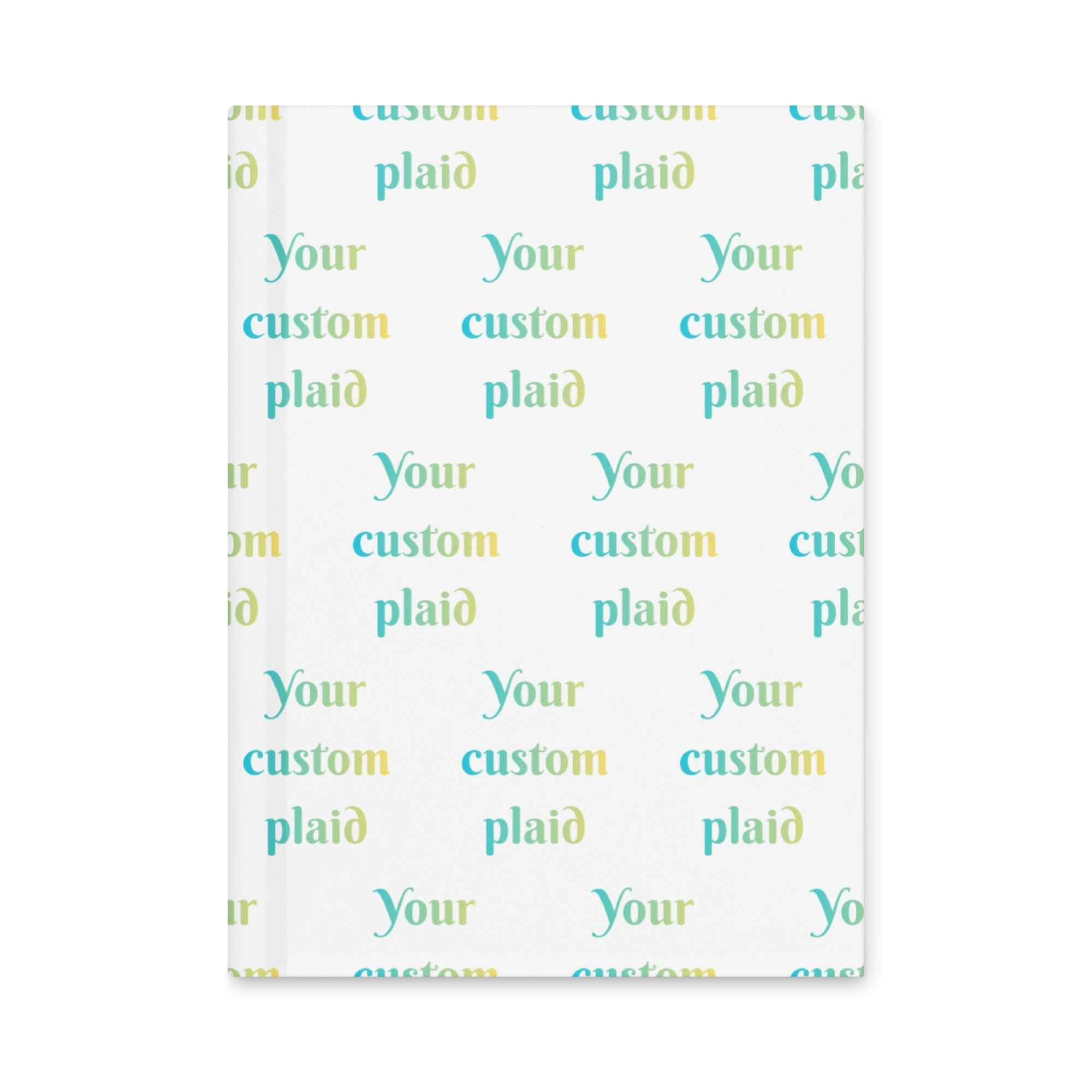 Hardcover Journal Matte Your Own Birthday Plaid Default Title - Scottish Squares