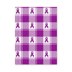Hardcover Journal Pancreatic Cancer Awareness Plaid Default Title - Scottish Squares
