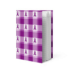 Hardcover Journal Pancreatic Cancer Awareness Plaid - Scottish Squares
