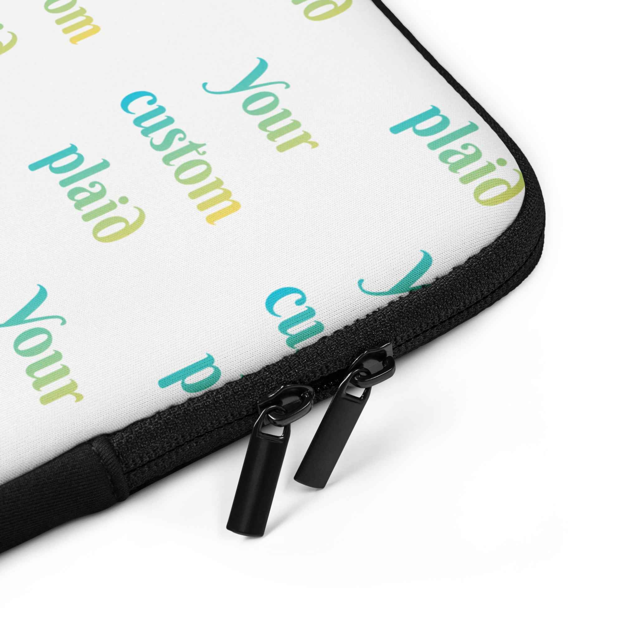 Laptop Sleeve Your Own Birthday Plaid - Scottish Squares