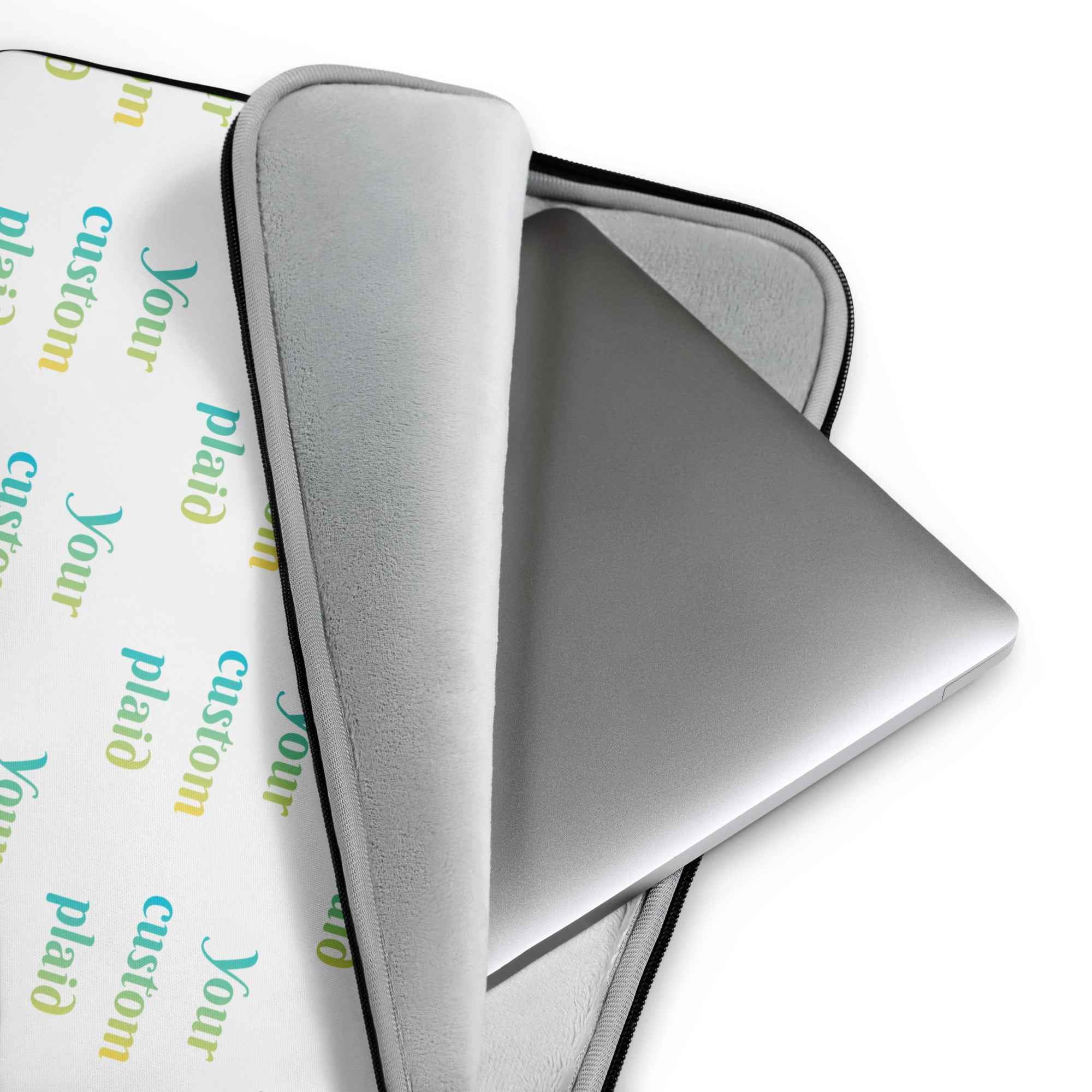 Laptop Sleeve Your Own Birthday Plaid - Scottish Squares