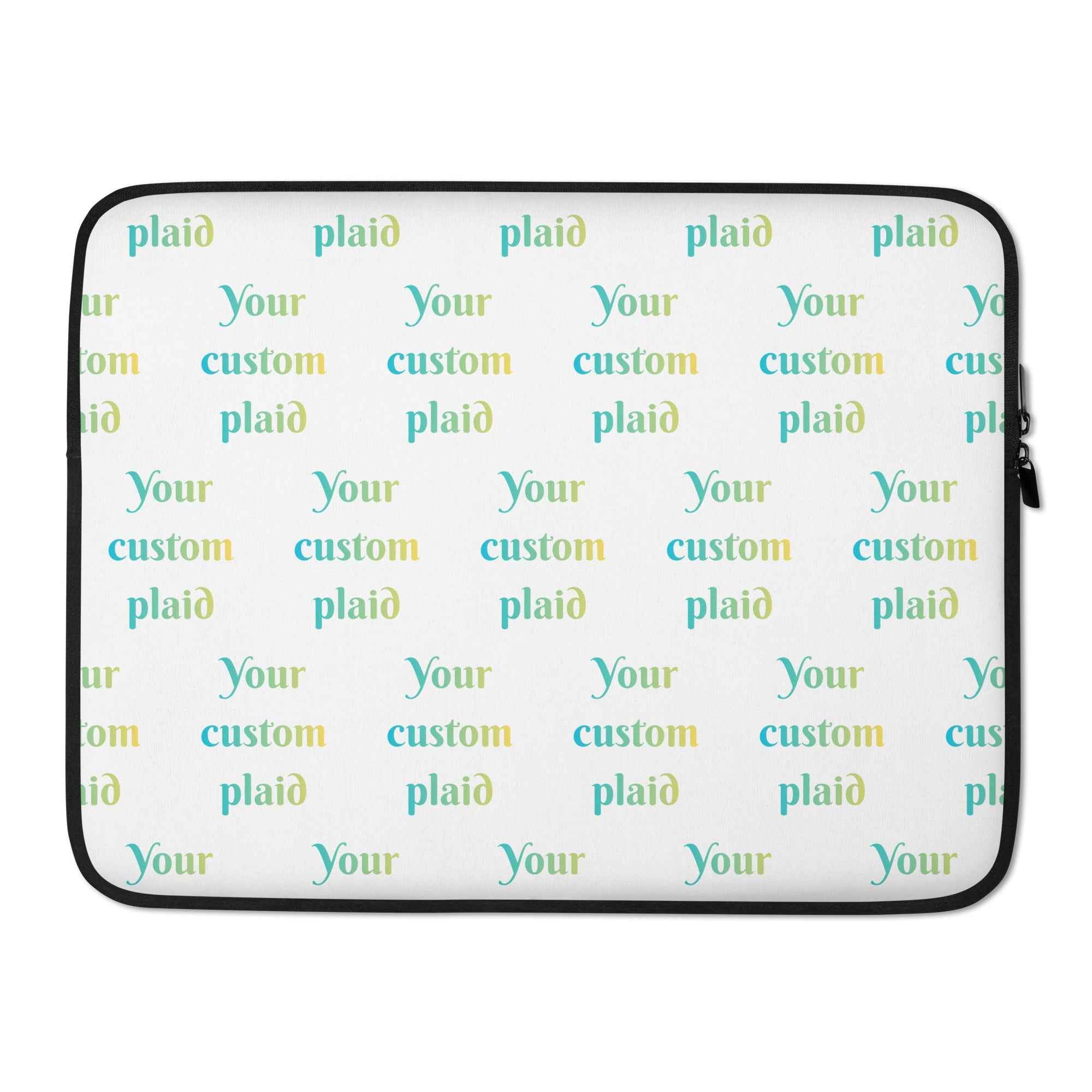 Laptop Sleeve Your Own Birthday Plaid 15″ - Scottish Squares