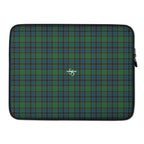 Laptop Sleeve Green Blue Orange Plaid Tartan