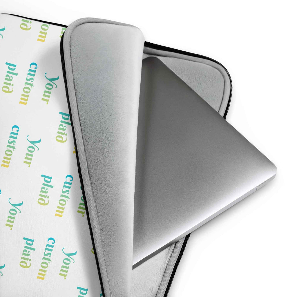 Laptop Sleeve Your Own Birthday Plaid - Scottish Squares