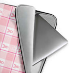Laptop Sleeve Breast Cancer Awareness Plaid - Scottish Squares