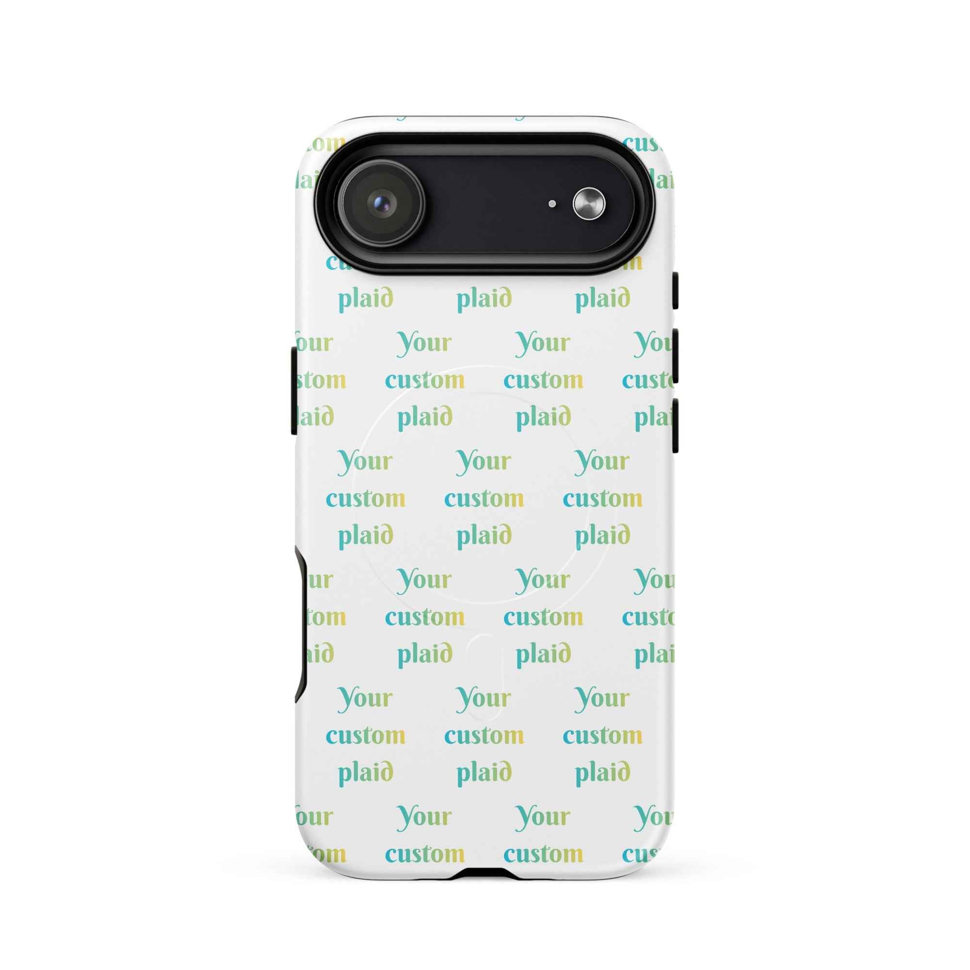 MagSafe Tough Case for iPhone Your Own Birthday Plaid iPhone 17 Air - Scottish Squares