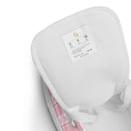 Men’s High Top Canvas Shoes Breast Cancer Awareness Plaid - Scottish Squares