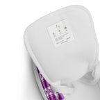 Men’s High Top Canvas Shoes Pancreatic Cancer Awareness Plaid - Scottish Squares