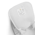 Men’s High Top Canvas Shoes Lung Cancer Awareness Plaid, White Ribbon, Supportive Gift - Scottish Squares