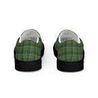 Men’s Slip-On Canvas Shoes Woodland and Evergreen Plaid - Scottish Squares
