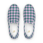Men’s Slip-On Canvas Shoes Ming and Melanie Plaid 13 - Scottish Squares