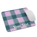 Personalized Ming and Melanie Plaid Mouse Pad - Scottish Squares
