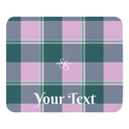 Personalized Ming and Melanie Plaid Mouse Pad - Scottish Squares