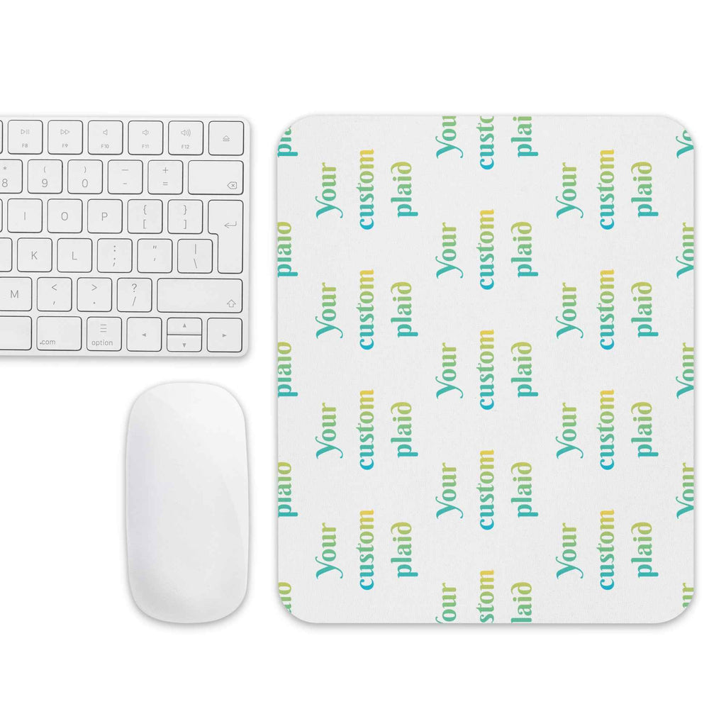 Mouse Pad Your Own Birthday Plaid - Scottish Squares