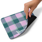 Personalized Ming and Melanie Plaid Mouse Pad - Scottish Squares