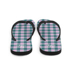 Ming and Melanie Plaid Flip Flops - Scottish Squares