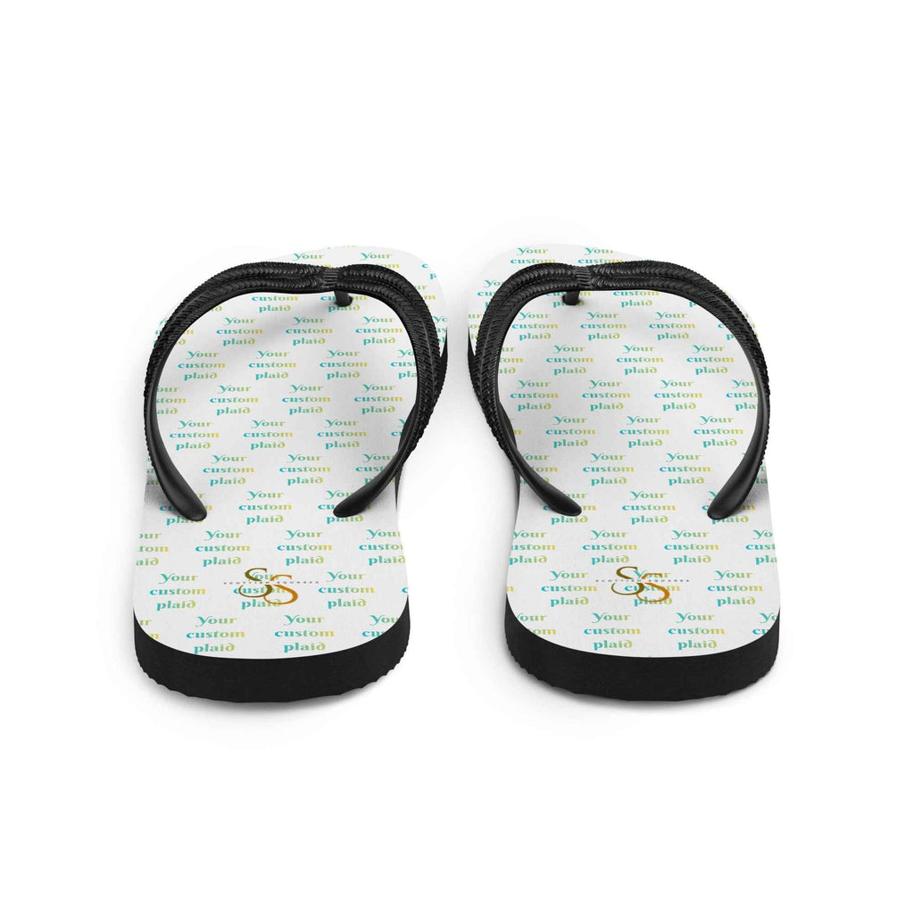 Flip Flops Your Own Birthday Plaid - Scottish Squares