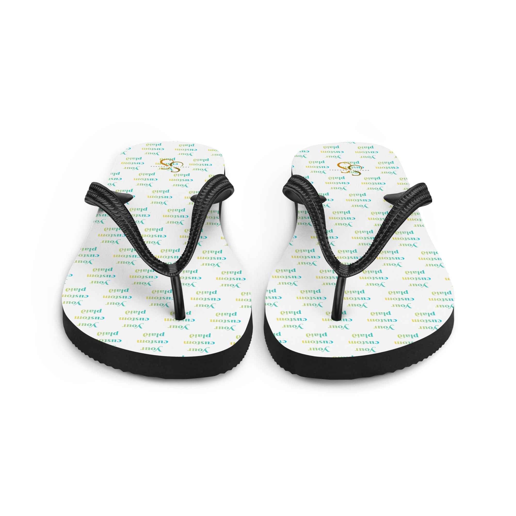 Flip Flops Your Own Birthday Plaid - Scottish Squares