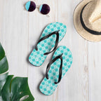 Flip Flops Ovarian Cancer Awareness Plaid - Scottish Squares