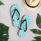 Flip Flops Ovarian Cancer Awareness Plaid - Scottish Squares