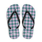 Ming and Melanie Plaid Flip Flops - Scottish Squares