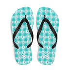 Flip Flops Ovarian Cancer Awareness Plaid Default Title - Scottish Squares