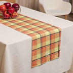Table Runner Claystone and Morning Mist Plaid Default Title - Scottish Squares