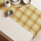 Table Runner Zombie and Copper Plaid - Scottish Squares