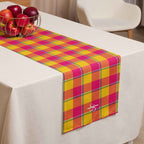Table Runner Corn and Razzmatazz Plaid Default Title - Scottish Squares