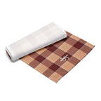 Table Runner Whiskey and Livid Brown Plaid - Scottish Squares
