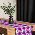 Table Runner Pancreatic Cancer Awareness Plaid Default Title - Scottish Squares