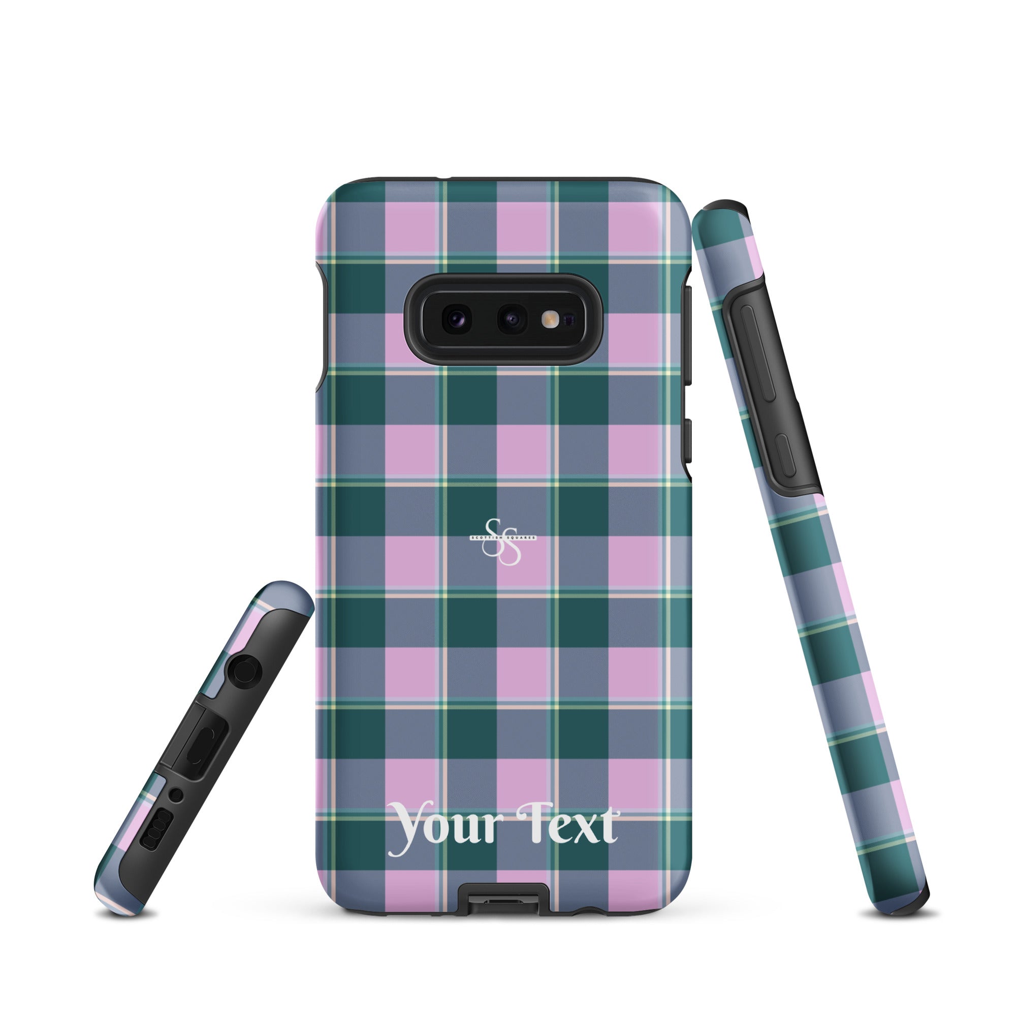 Personalized Ming and Melanie Plaid Samsung Tough Case - Scottish Squares