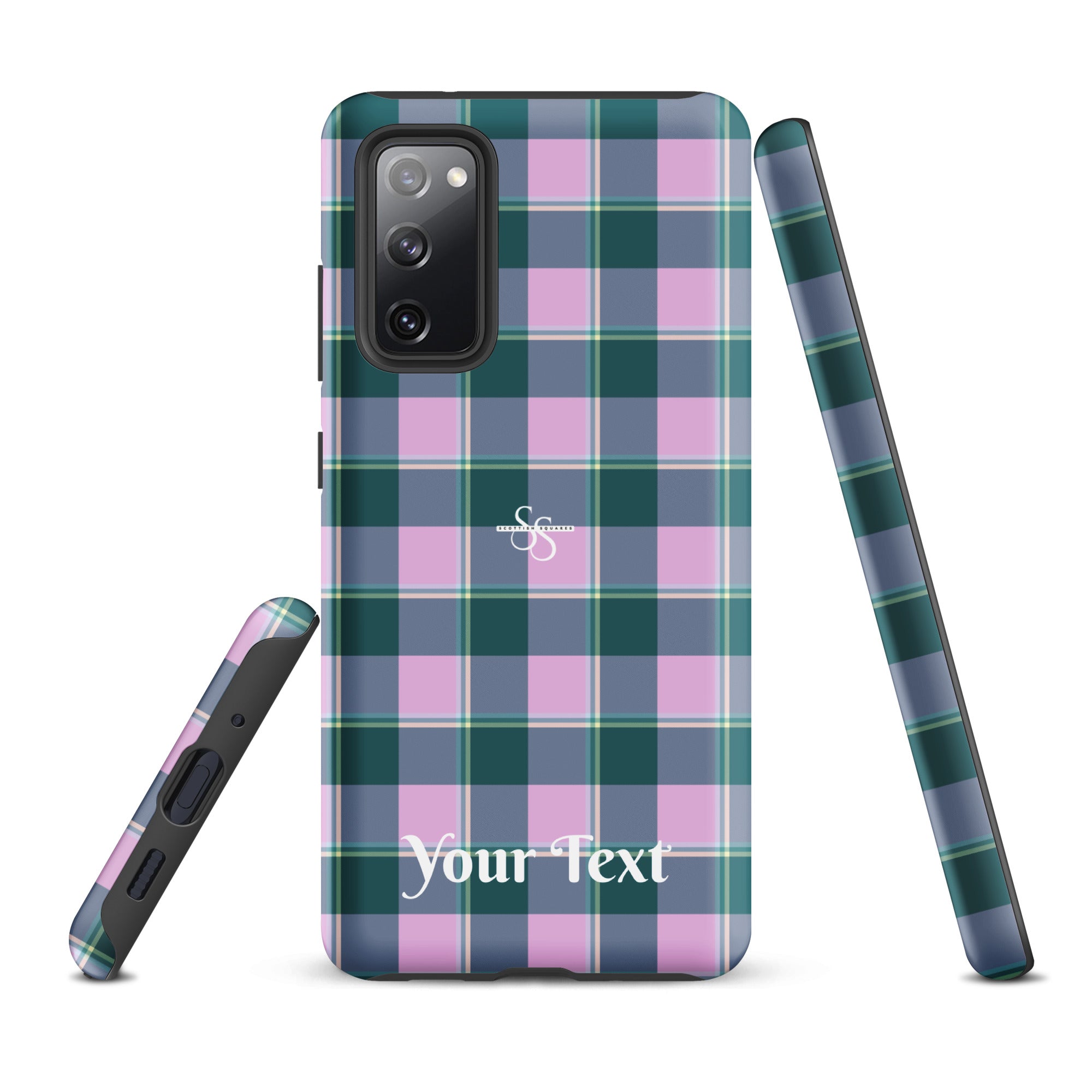 Personalized Ming and Melanie Plaid Samsung Tough Case - Scottish Squares