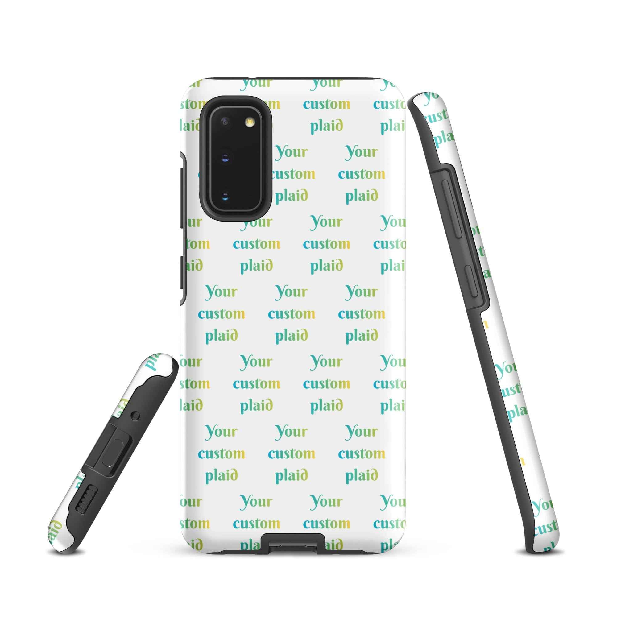 Tough Case for Samsung Your Own Birthday Plaid Samsung Galaxy S20 - Scottish Squares