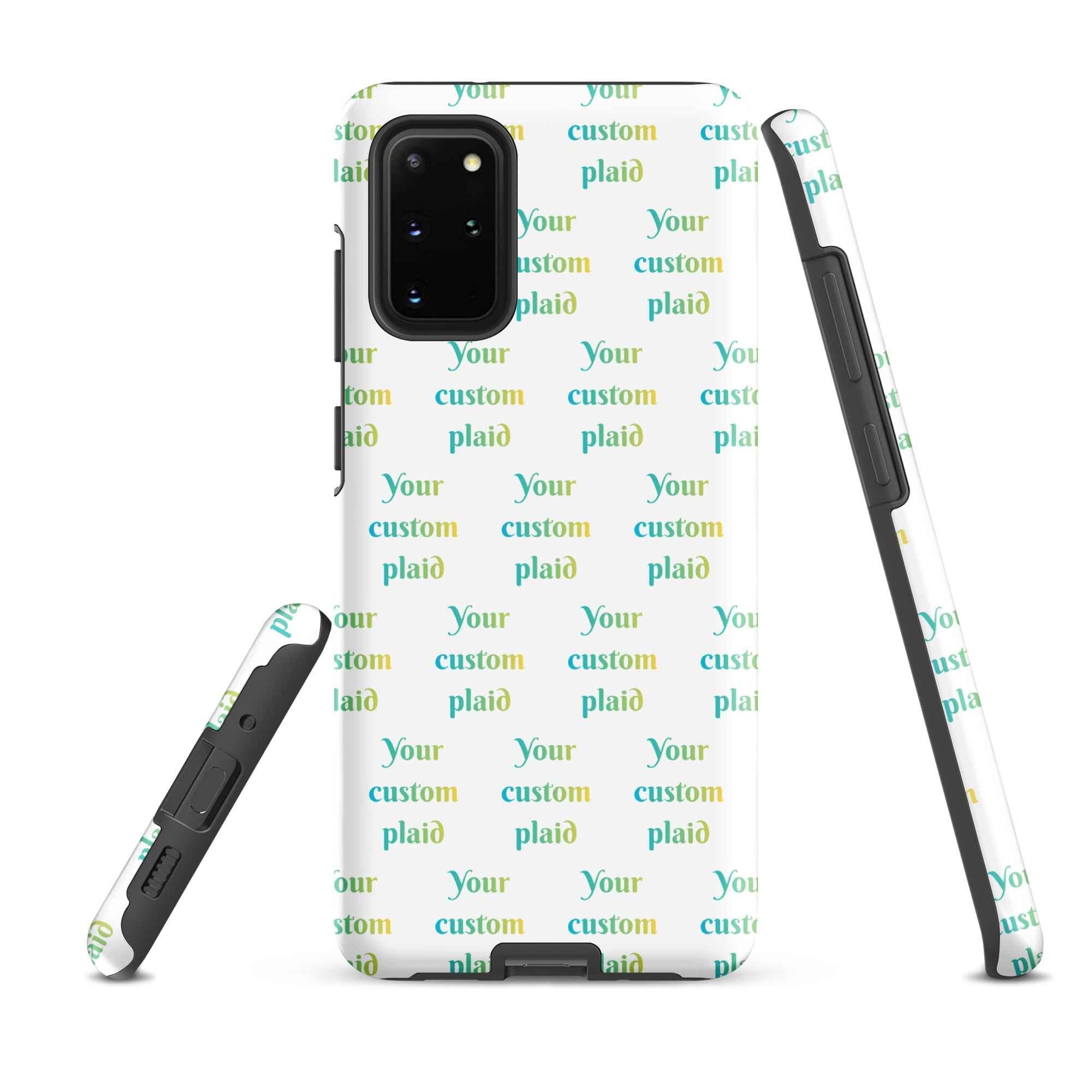 Tough Case for Samsung Your Own Birthday Plaid Samsung Galaxy S20 Plus - Scottish Squares