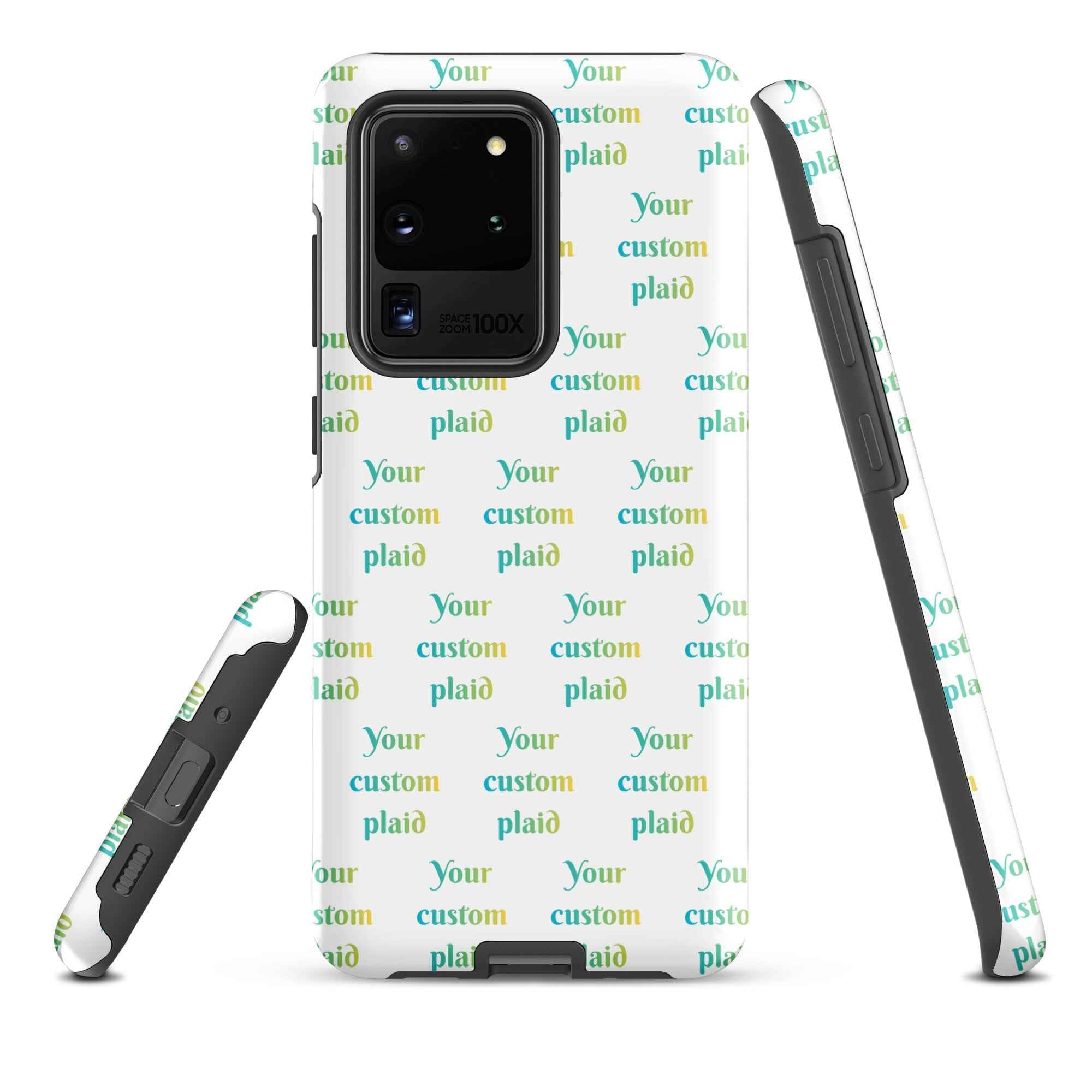 Tough Case for Samsung Your Own Birthday Plaid Samsung Galaxy S20 Ultra - Scottish Squares