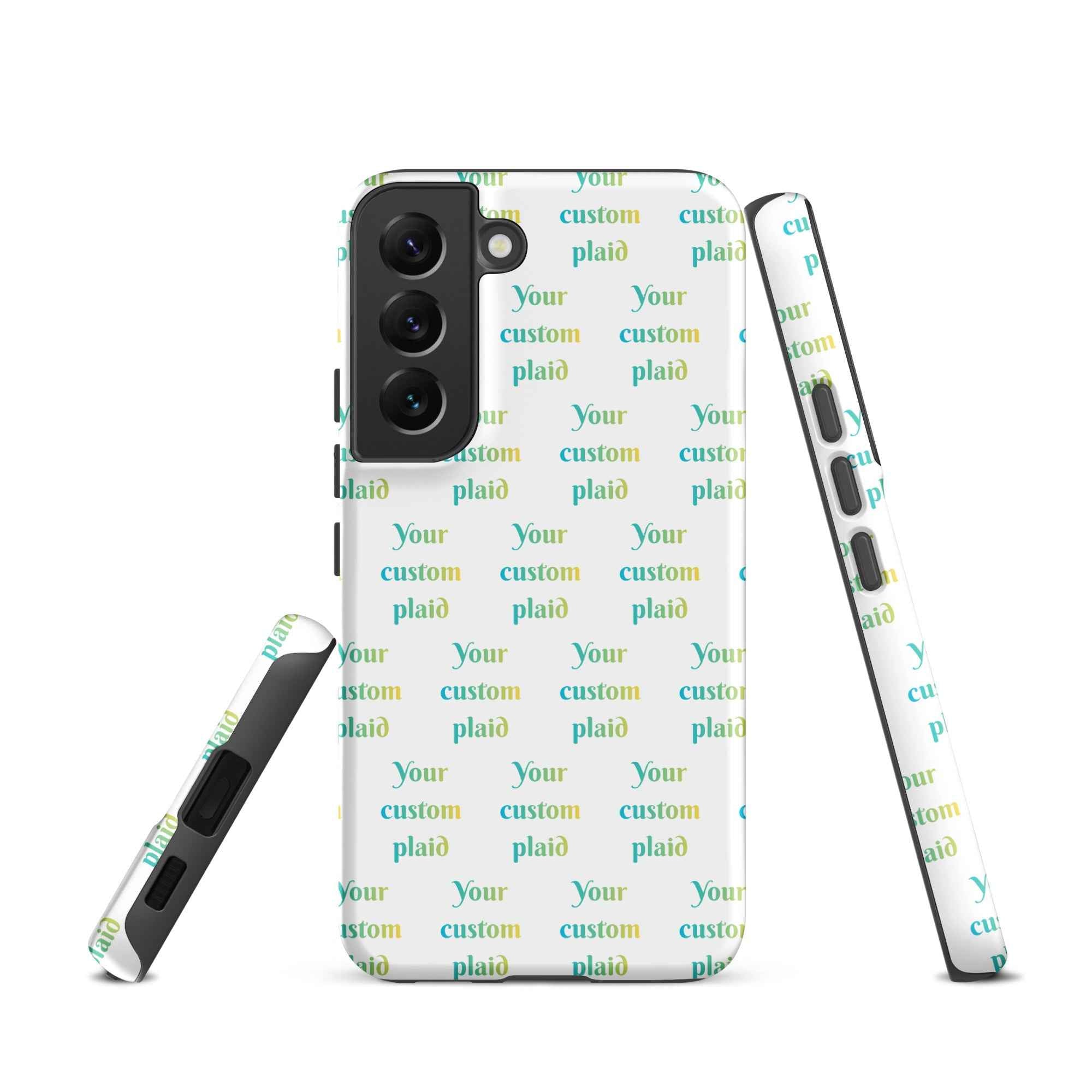 Tough Case for Samsung Your Own Birthday Plaid Samsung Galaxy S22 - Scottish Squares