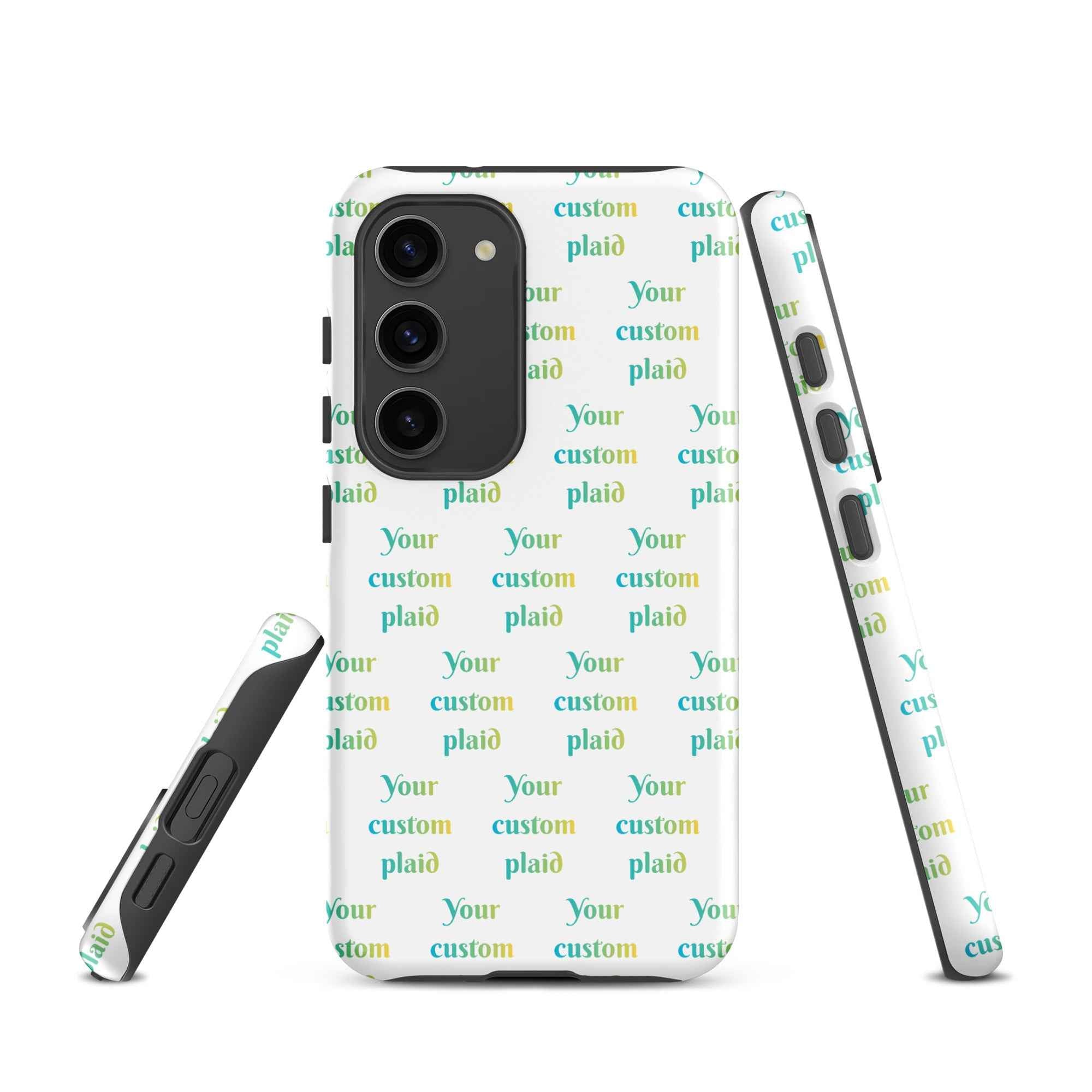 Tough Case for Samsung Your Own Birthday Plaid Samsung Galaxy S23 - Scottish Squares
