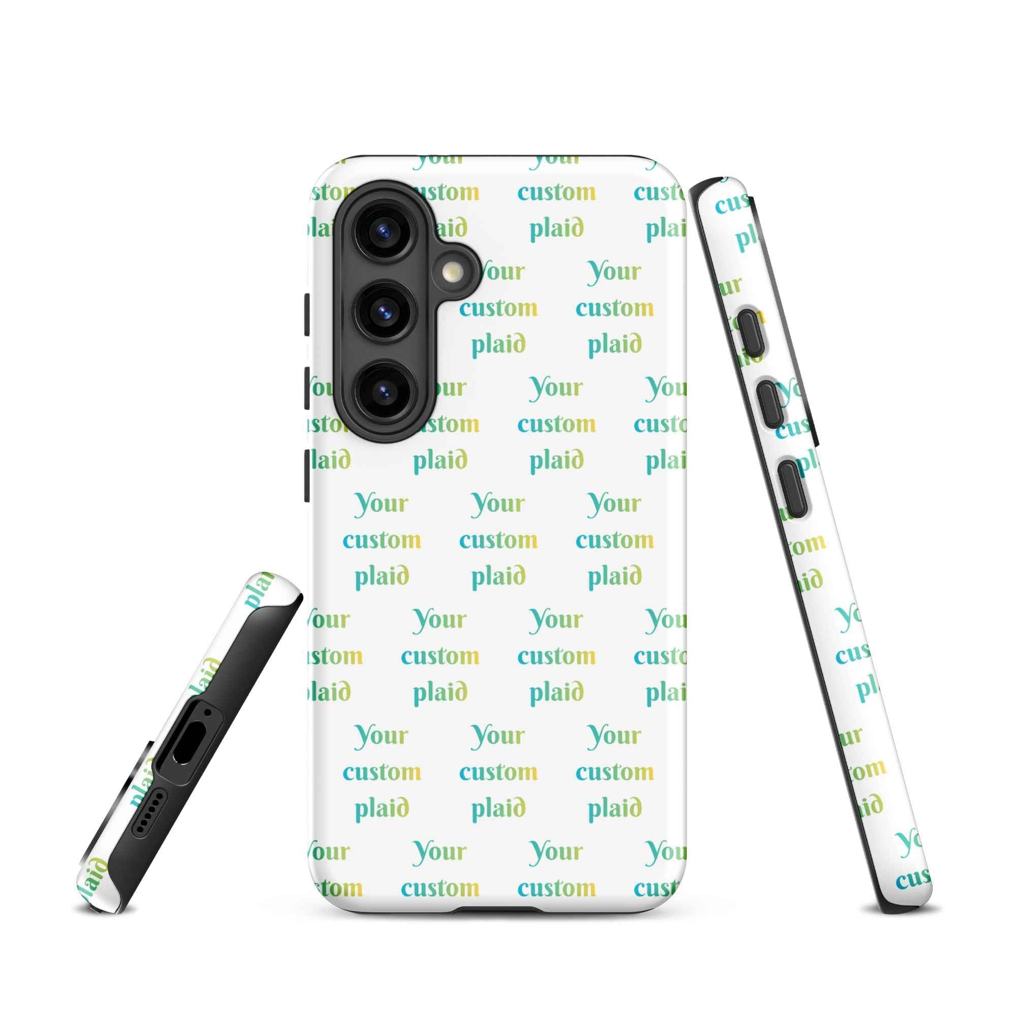 Tough Case for Samsung Your Own Birthday Plaid Samsung Galaxy S24 - Scottish Squares