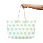 Oversized Weekender Bag Your Own Birthday Plaid - Scottish Squares