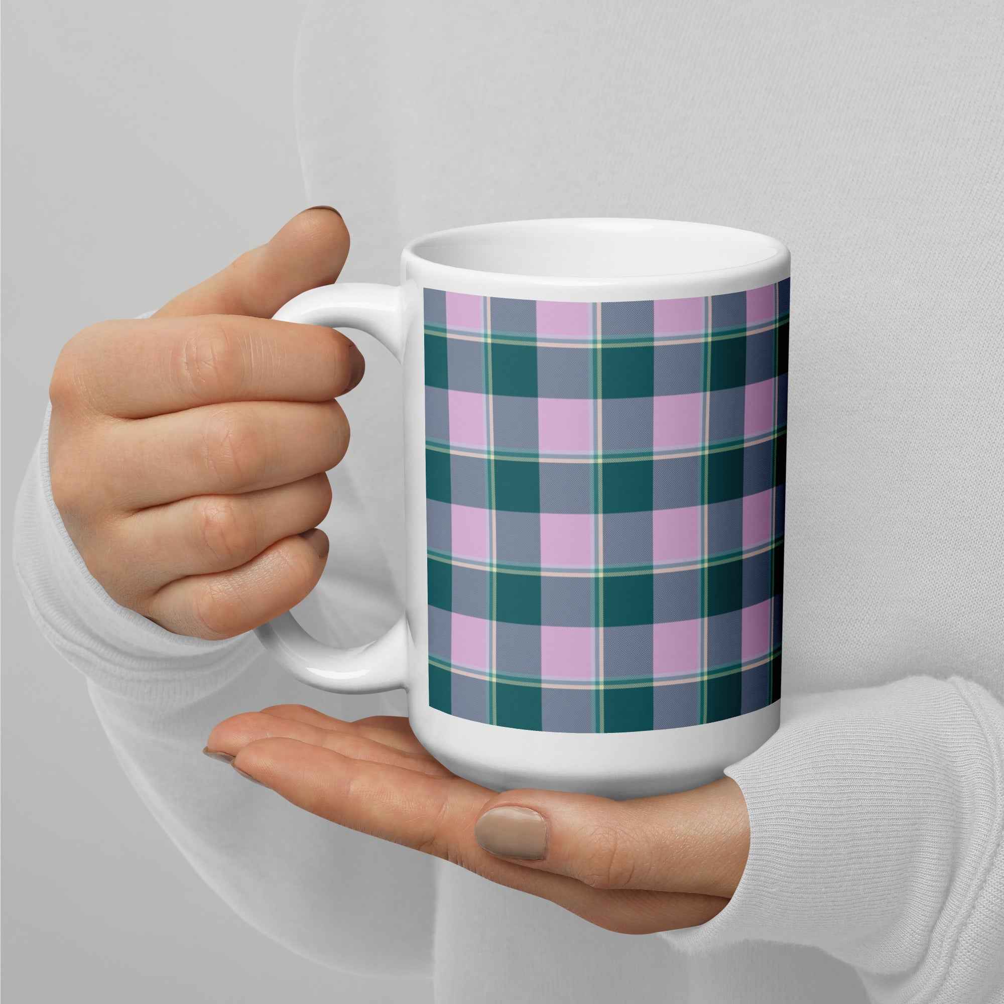 Ming and Melanie Plaid Ceramic Mug - Scottish Squares