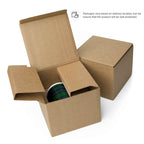 Ceramic Mug Green Blue Orange Plaid Tartan