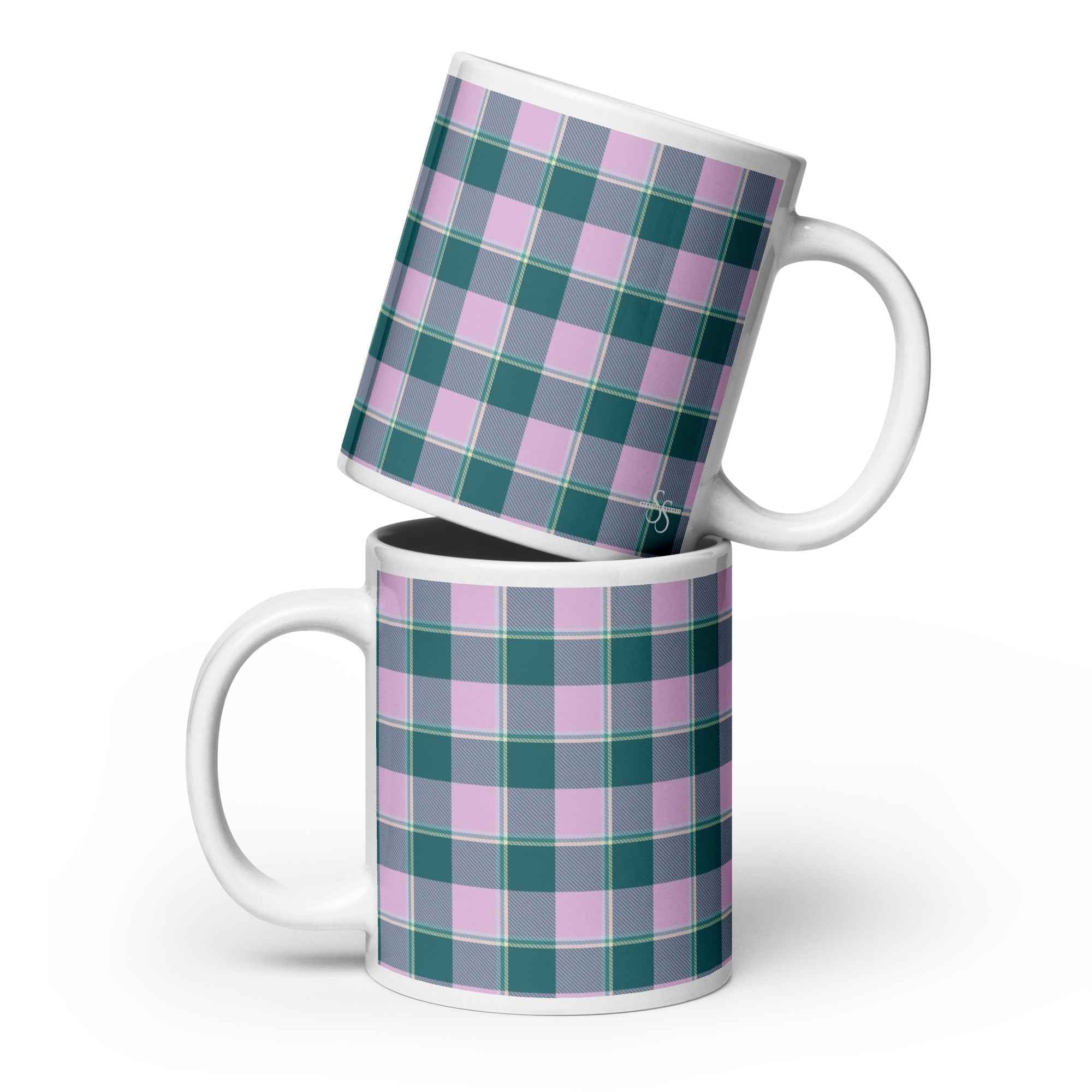 Ming and Melanie Plaid Ceramic Mug - Scottish Squares