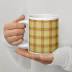 Zombie and Copper Plaid Ceramic Mug - Scottish Squares