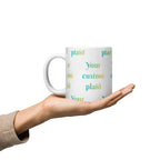 Ceramic Mug Your Own Birthday Plaid - Scottish Squares