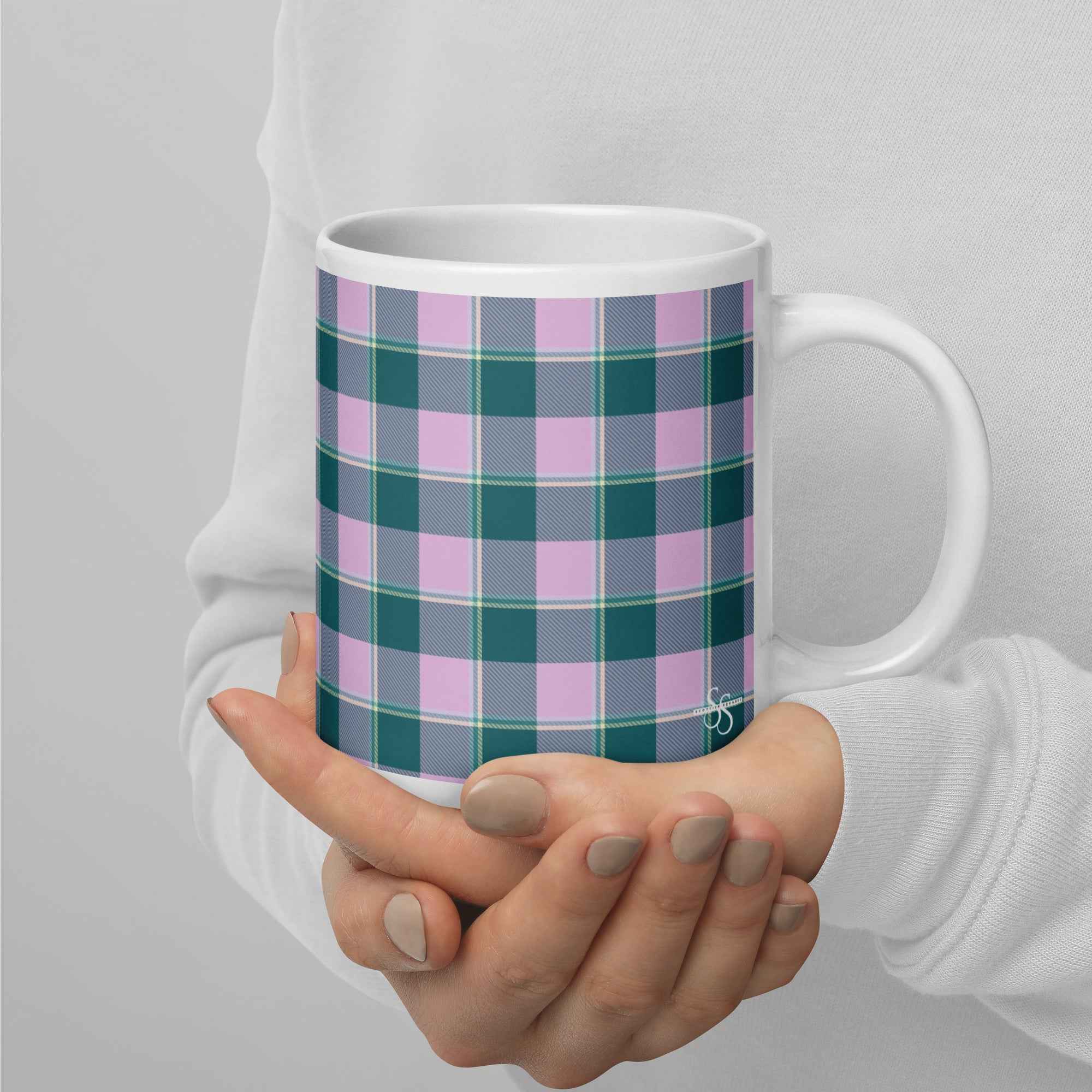 Ming and Melanie Plaid Ceramic Mug - Scottish Squares