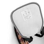 Women’s High Top Canvas Shoes Hit Pink and Livid Brown Plaid - Scottish Squares