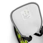 Women’s High Top Canvas Shoes Electric Lime and Livid Brown Plaid - Scottish Squares